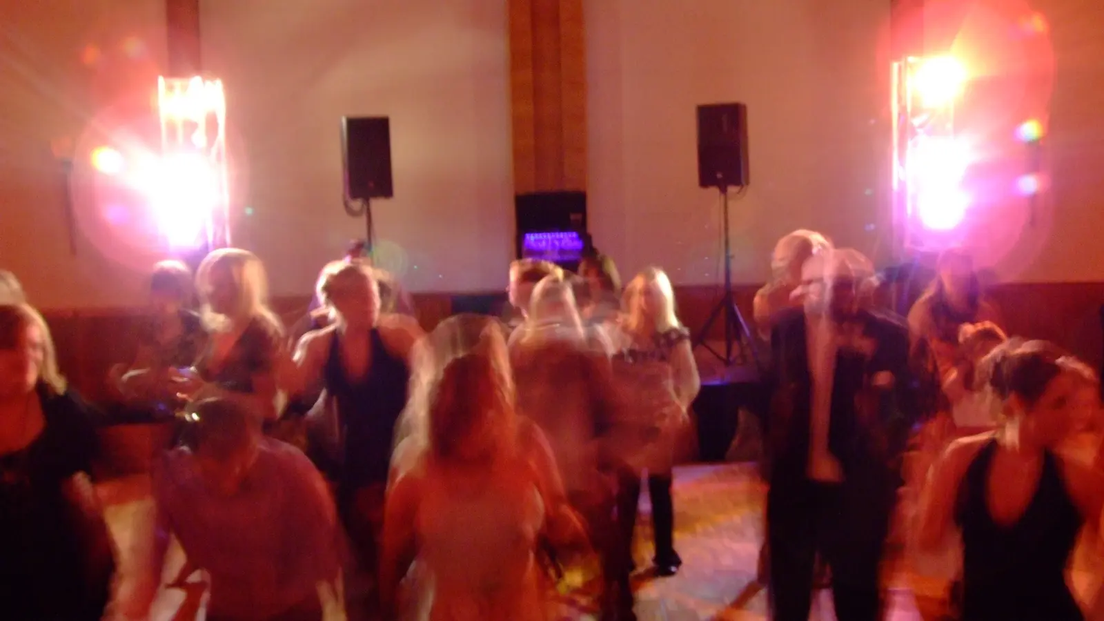 ThatDjGuy sound and lighting helping fill a wedding dance floor